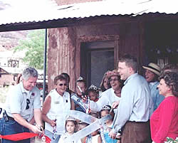 Ribbon cuttin ceremony