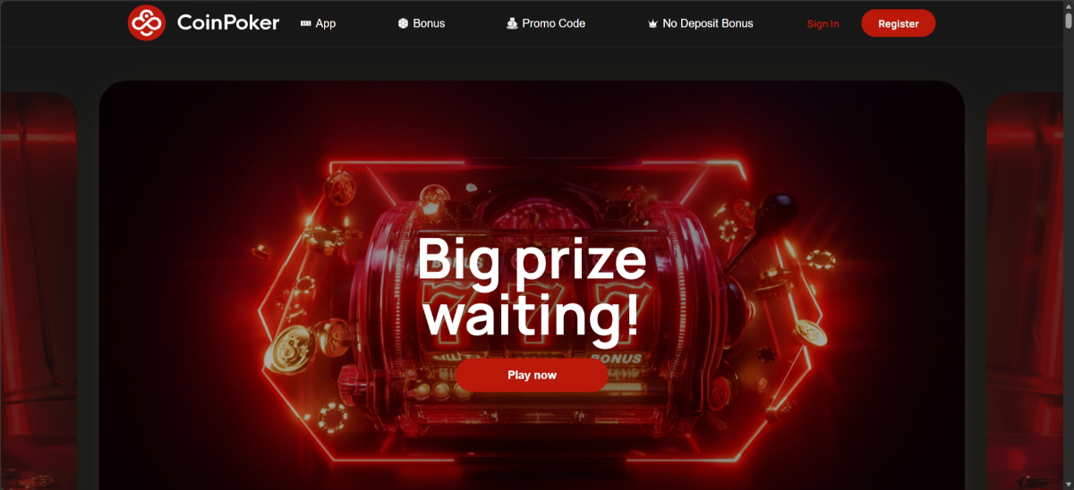 CoinPoker online poker site